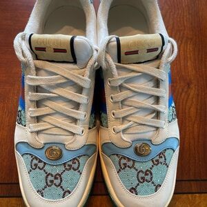 GUCCI Women’s Screener Sneakers with Crystals